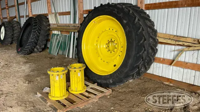 (2) Trelleborg TM100 380/90R54 tires