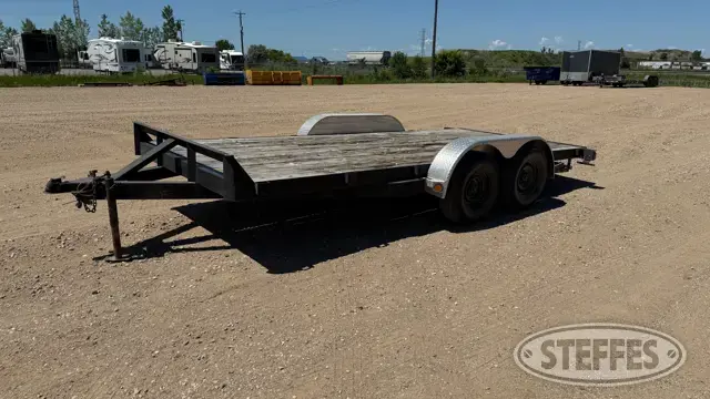 1996 Shop-built tandem axle utility trailer