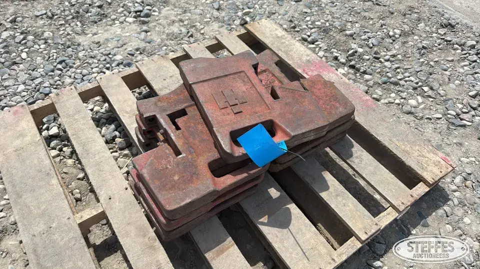 (7) International suitcase weights Ag Equipment Part