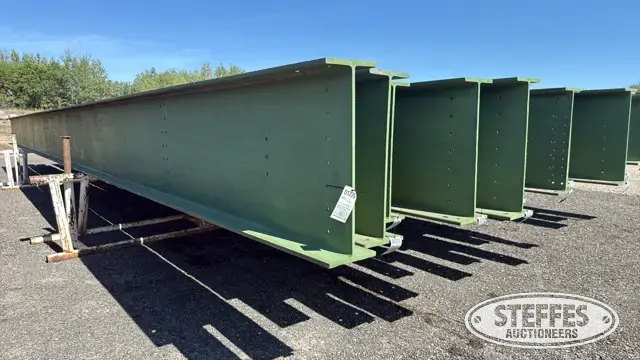 (1) Temporary bridge support beam