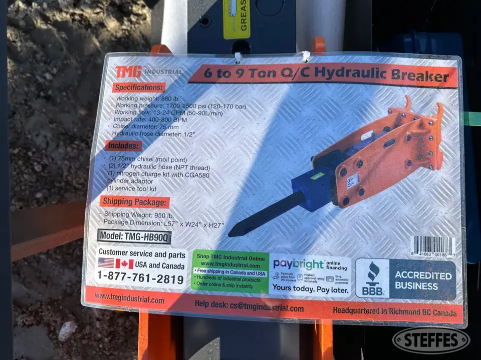 2023 TMG HB90Q Concrete Related Item