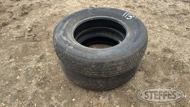 (2) 185/75R14 tires