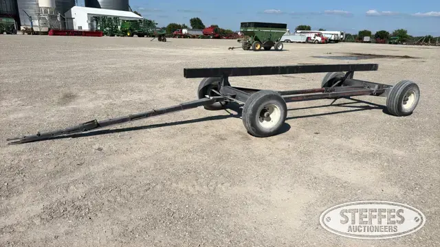 Shop-built header trailer