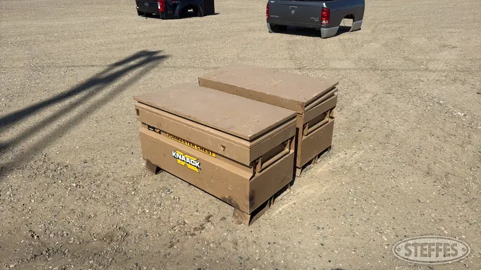(2) Knaack Jobmaster 42 Storage and Bench