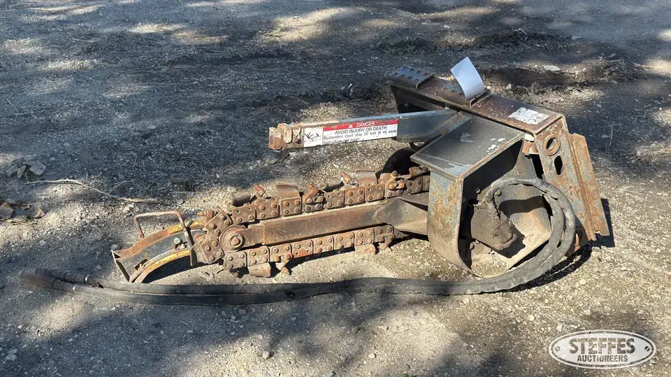 Skid steer trencher Skid Steer Trenchers-Cable Plow