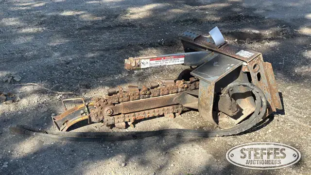 Skid steer trencher