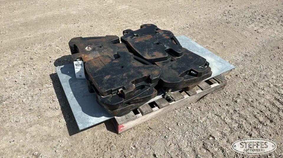 (18) AGCO suitcase weights Tractor Part