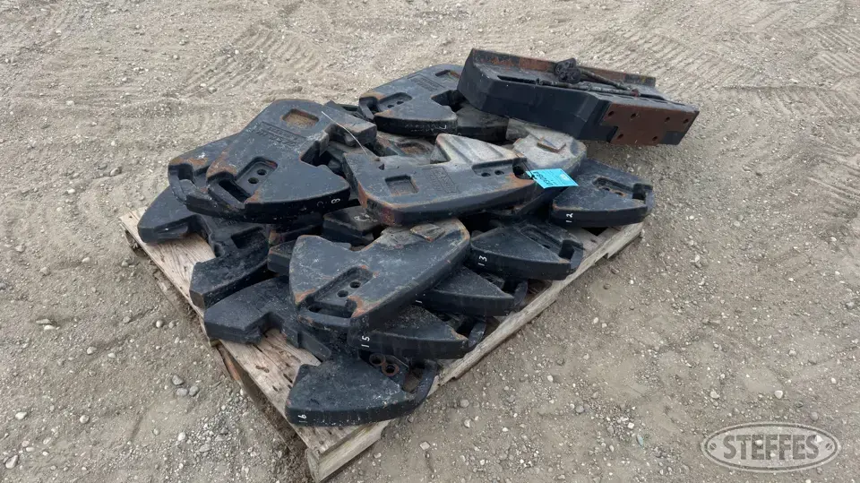 (16) Case IH suitcase weights Tractor Part