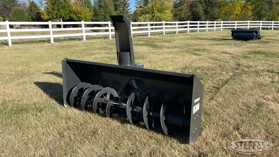 2013 Bobcat SBX240 Skid Steer Snow Pushers and Snowblower