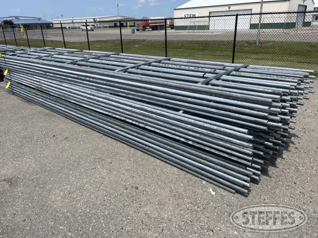 (10) Northeast Pipe & Panel continous fence panels