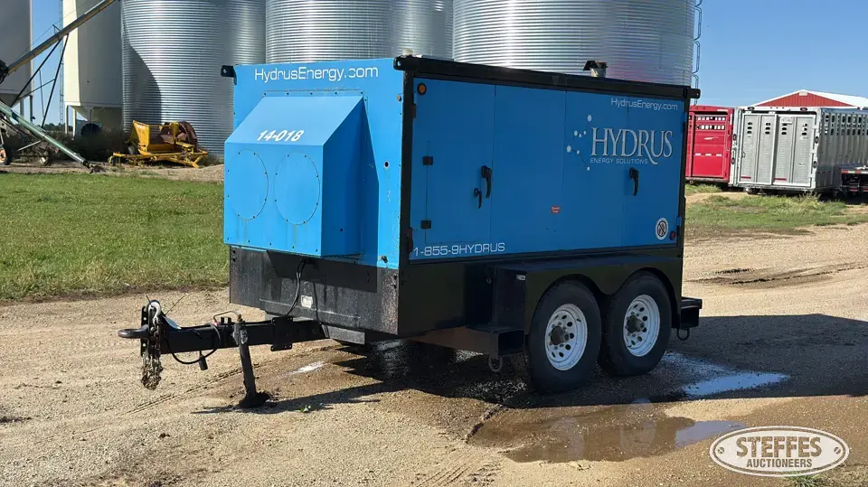 Precision Equipment Mfg. tandem axle flameless heater