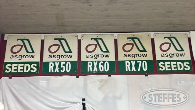 (5) Asgrow signs