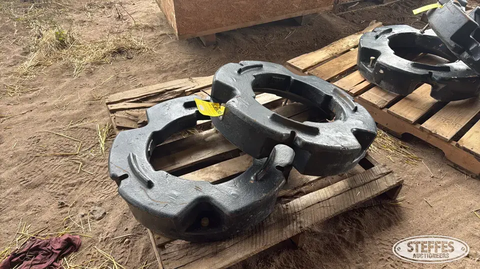 (2) New Holland wheel weights Ag Equipment Part