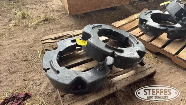 (2) New Holland wheel weights