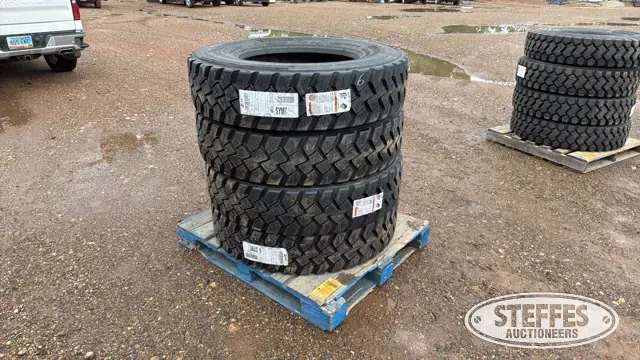 (4) 11R24.5 tires