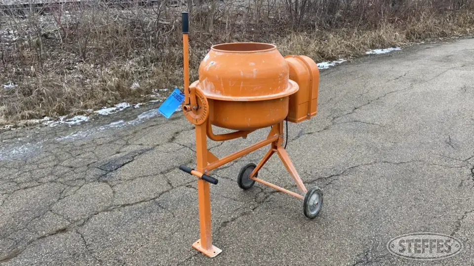 Cement Mixer Construction Support Item