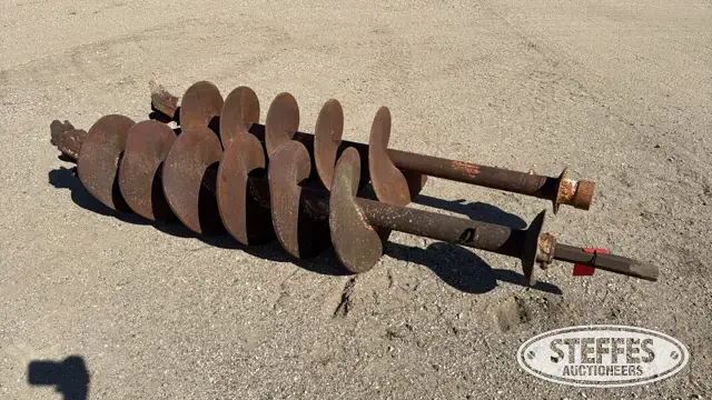 (2) Post hole augers