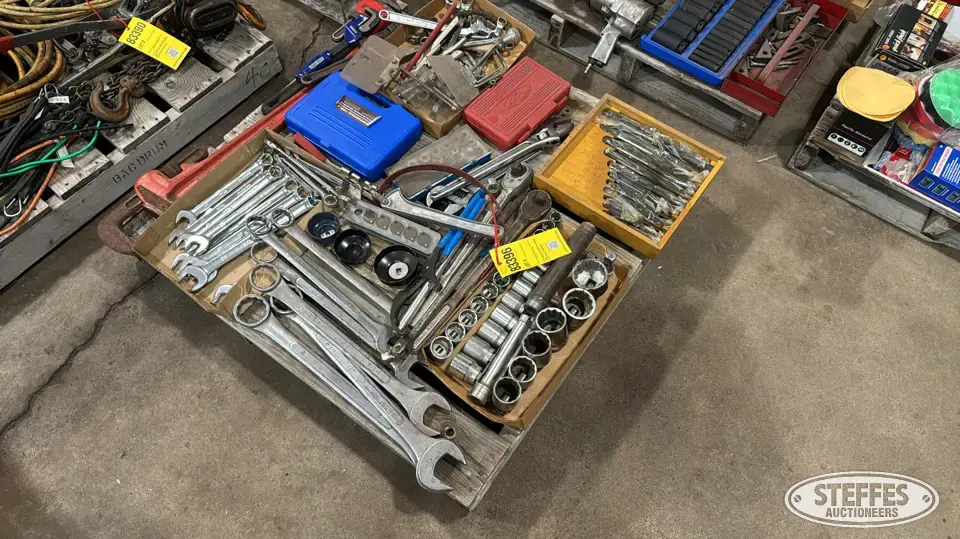 Assorted wrenches and sockets General Tools and Shop Supply