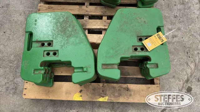(10) John Deere suitcase weights