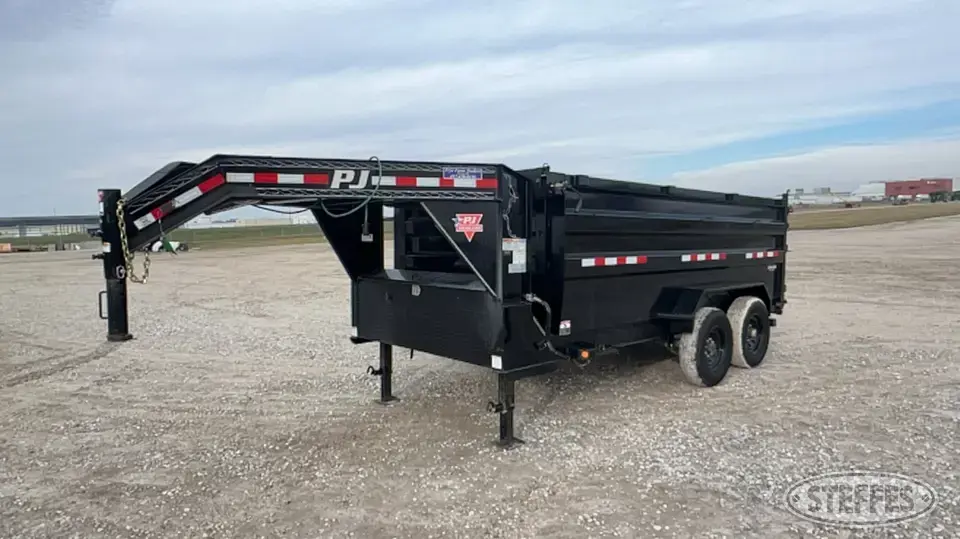 2022 PJ Trailers 3D242 Gooseneck Dump Trailer