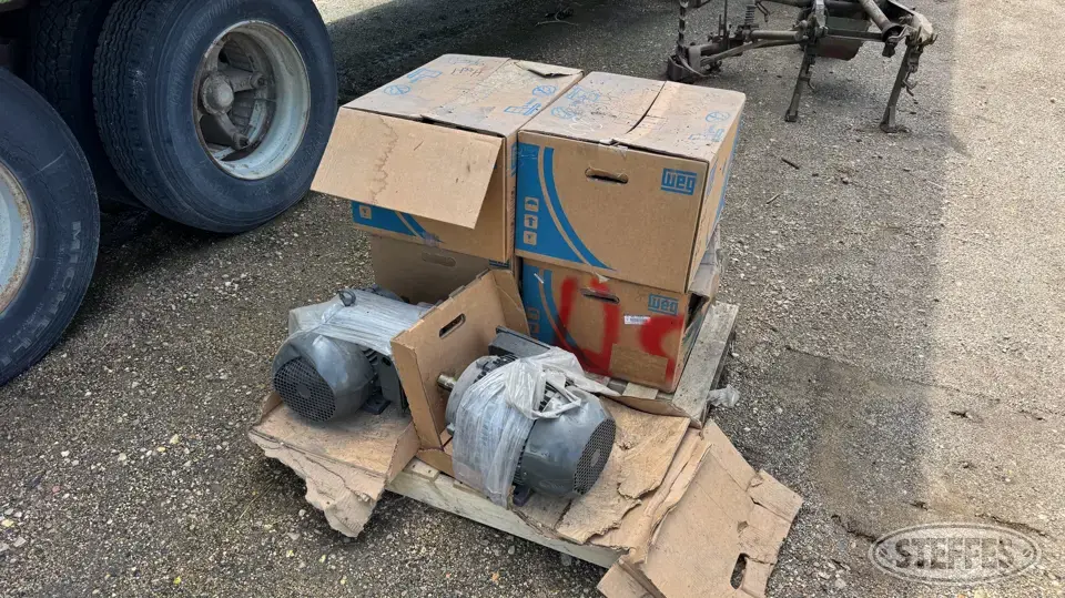 (6) WEG electric motors Farm Support Item