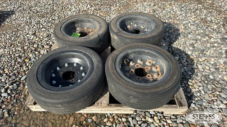 (4) Traks 25.5x8-14 mower tires Tractor-Implement Tire