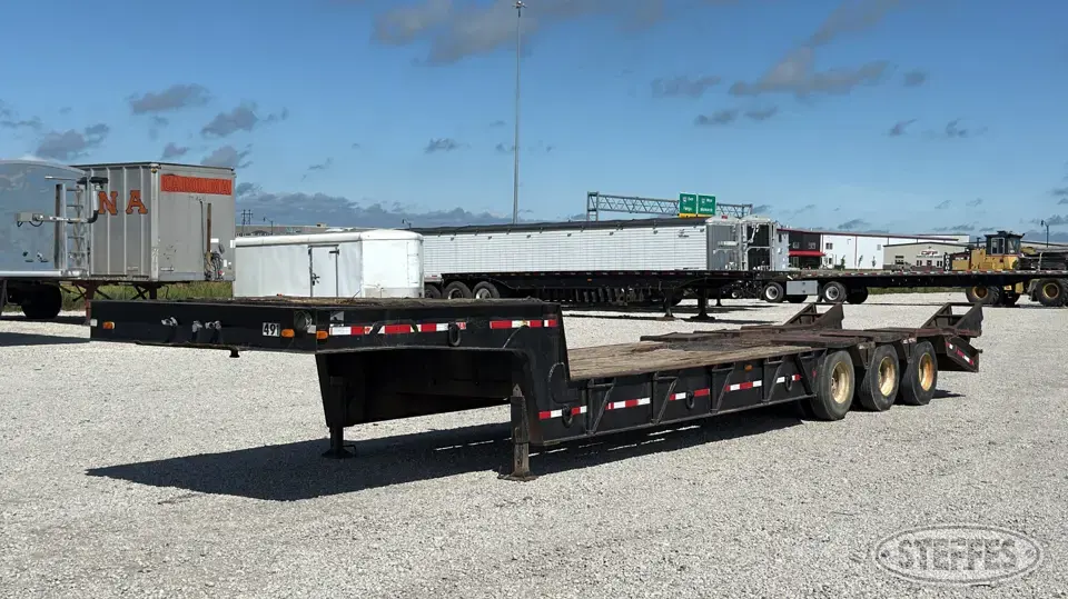1968 Load King 353LR Flatbed Trailer