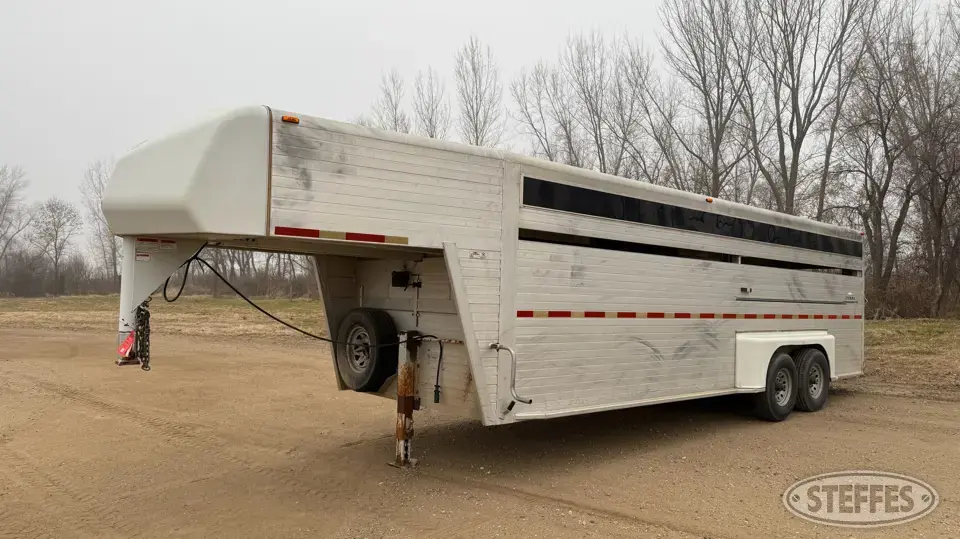 1999 Hillsboro Endura Gooseneck Livestock Trailer