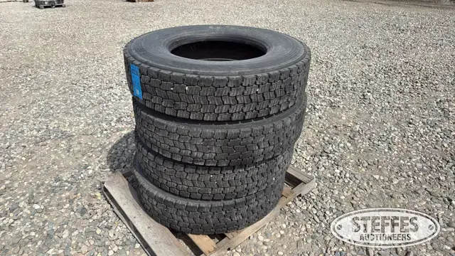 (4) 11R22.5 tires