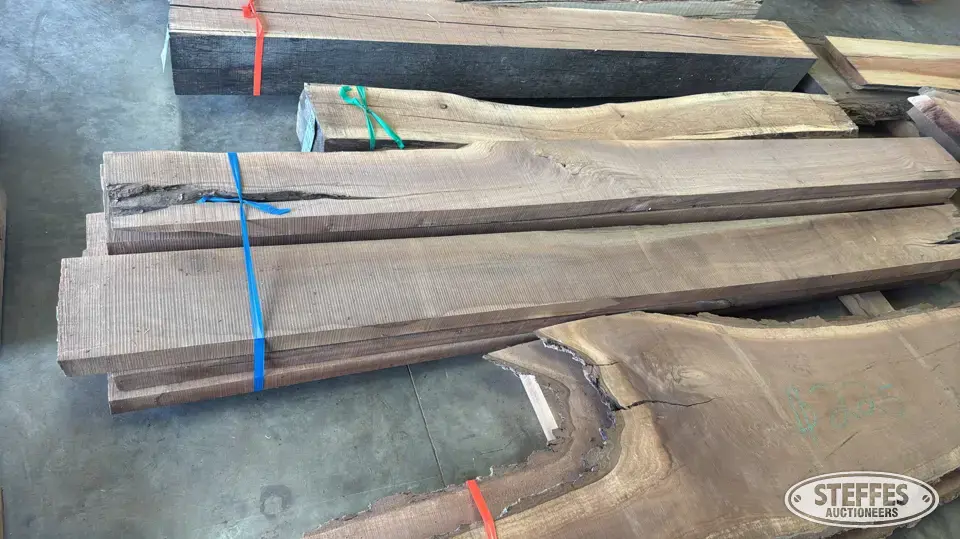 (7) Black walnut slabs Business Inventory