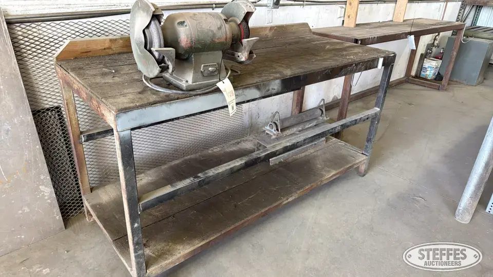(2) Work benches Storage and Bench
