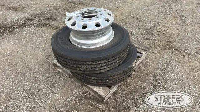 (2) Navitrac N346 295/75R22.5 tires