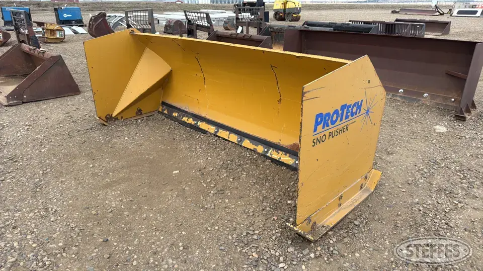 Pro-Tech SP085S Skid Steer Snow Pushers and Snowblower