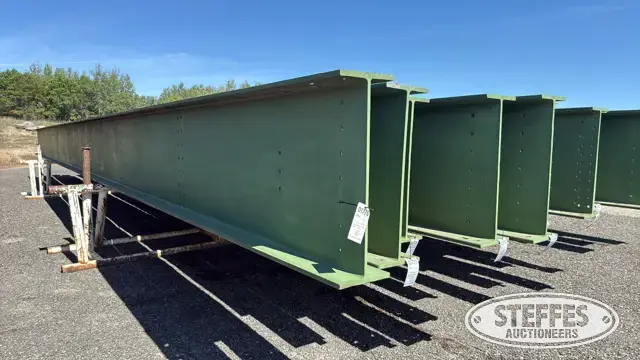 (1) Temporary bridge support beam