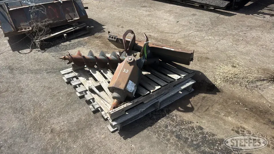 Bobcat 30 Skid Steer Augers-Post Driver