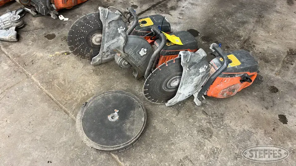 (3) Husqvarna K970 Power Tool