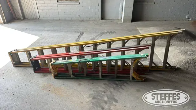 (3) Fiberglass ladders