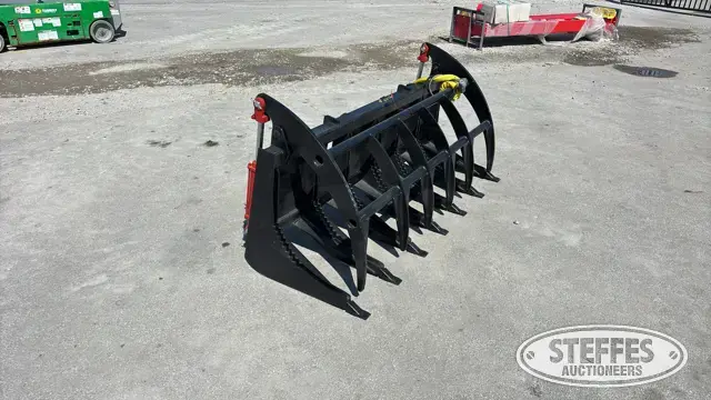Skid steer grapple bucket