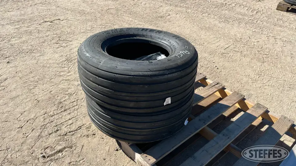 (2) Marcher 11L-15 tires Tractor-Implement Tire