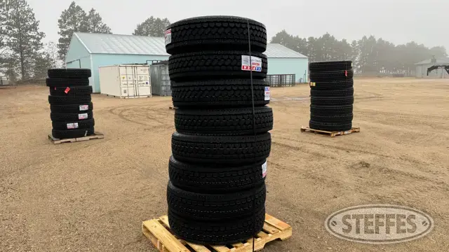 (8) Kapsen HS208 295/75R22.5 tires