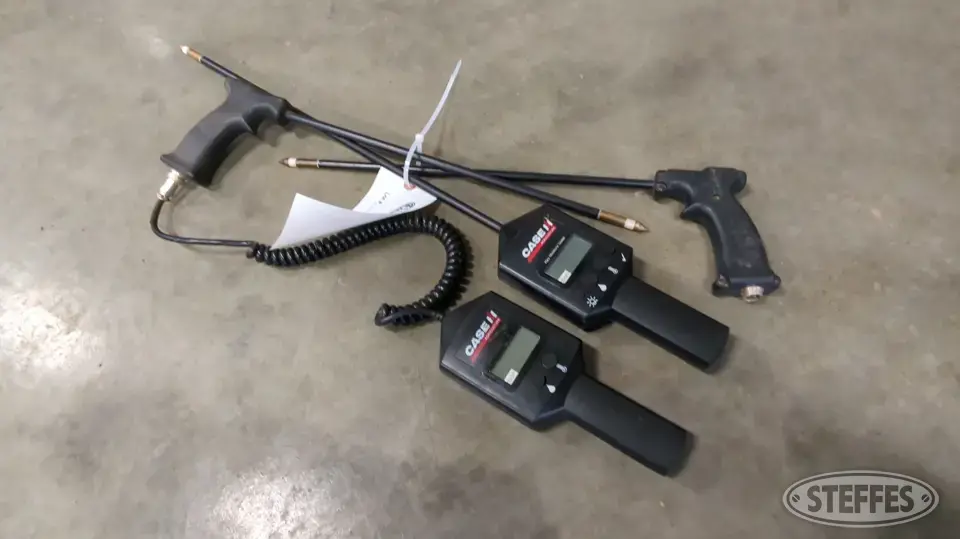(2) Case IH hay moisture testers Farm Support Item