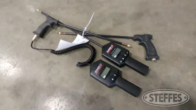 (2) Case IH hay moisture testers