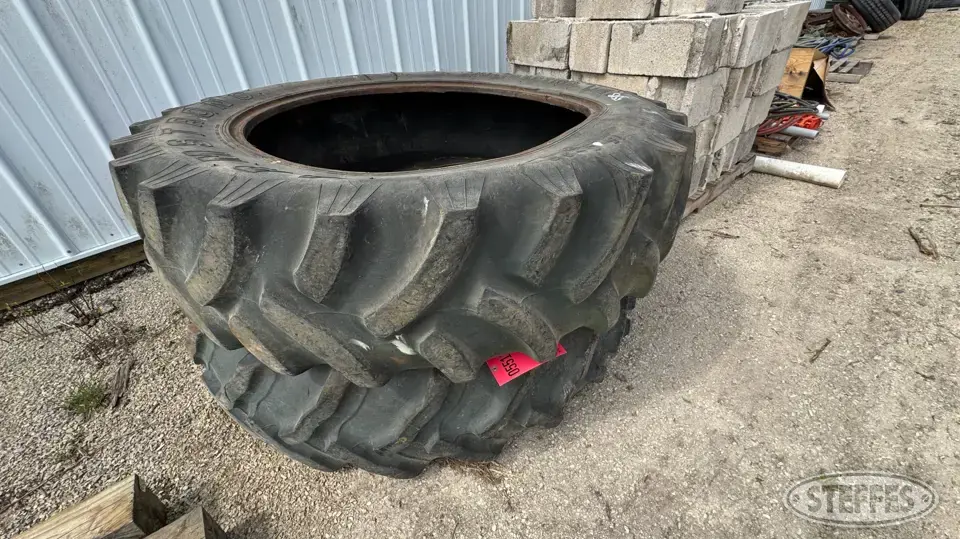 (2) Armstrong 15.5-38 tires Tractor-Implement Tire