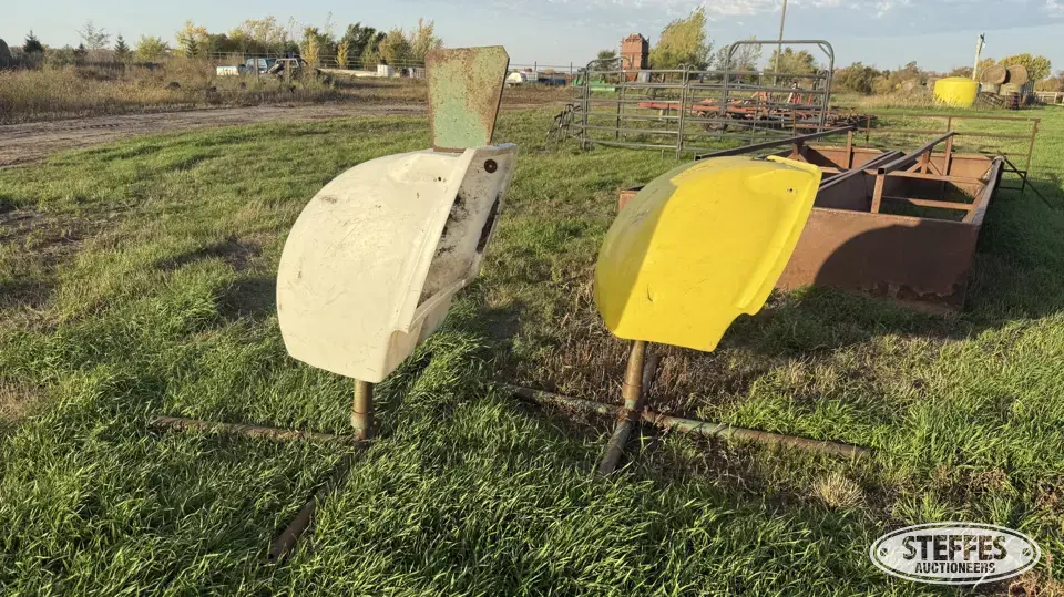 (2) Vigortone poly mineral feeders Feeders and Bunk