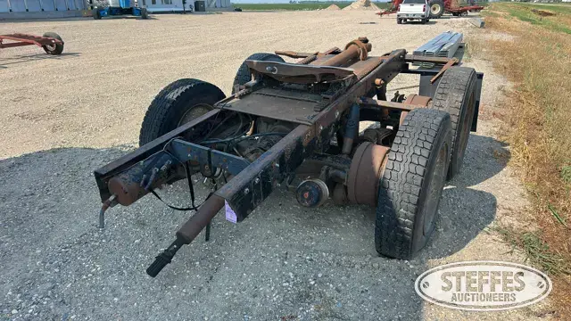 Tandem axle rear frame