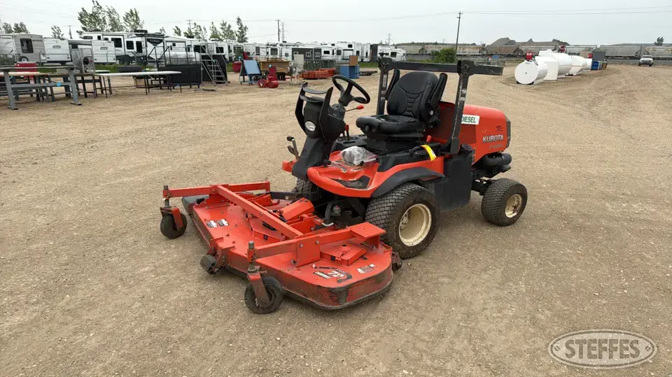 2014 Kubota F3990 Skid Steer Mowers and Tiller