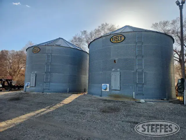 (2) GSI grain bins