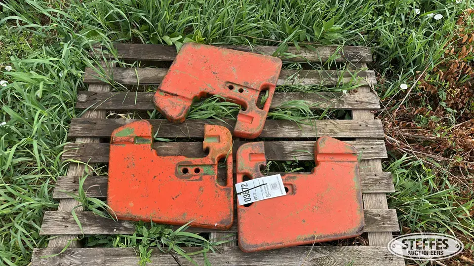 (3) Suitcase weights Tractor Part