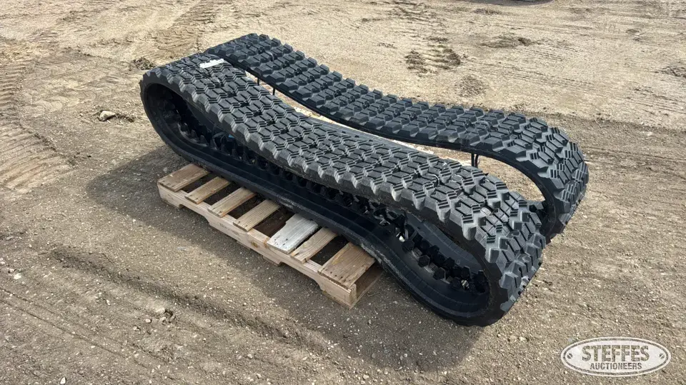 (2) Camso skid steer tracks