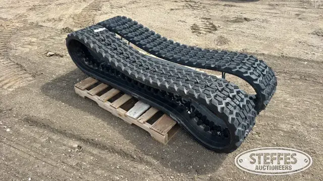 (2) Camso skid steer tracks